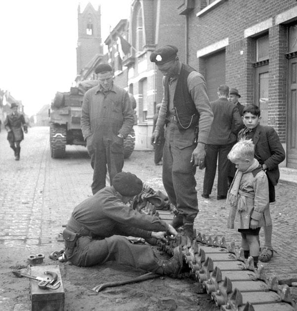 Photo of Repairing a Sherman Track