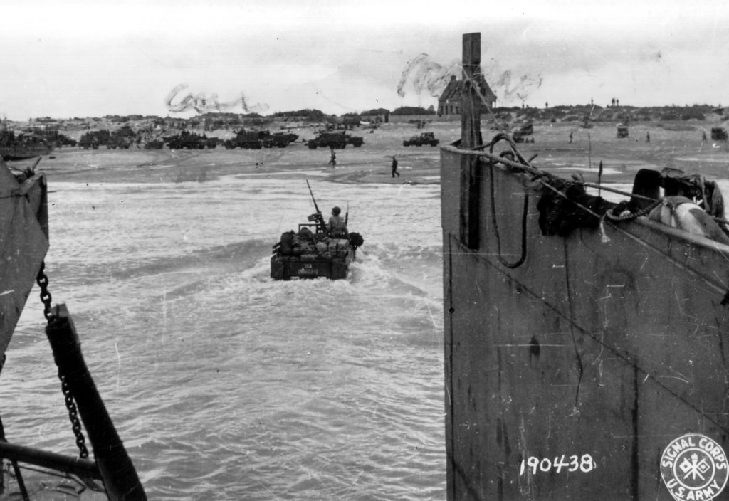 Photo of Weapons carrier on Utah beach