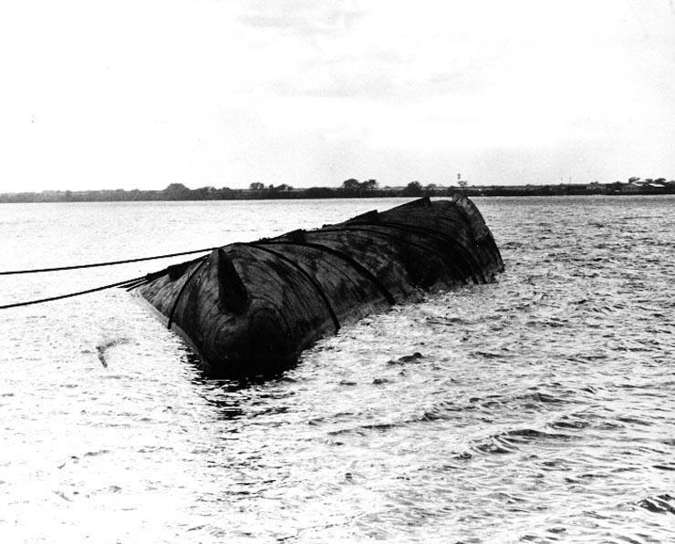 Photo of Capsized USS Utah