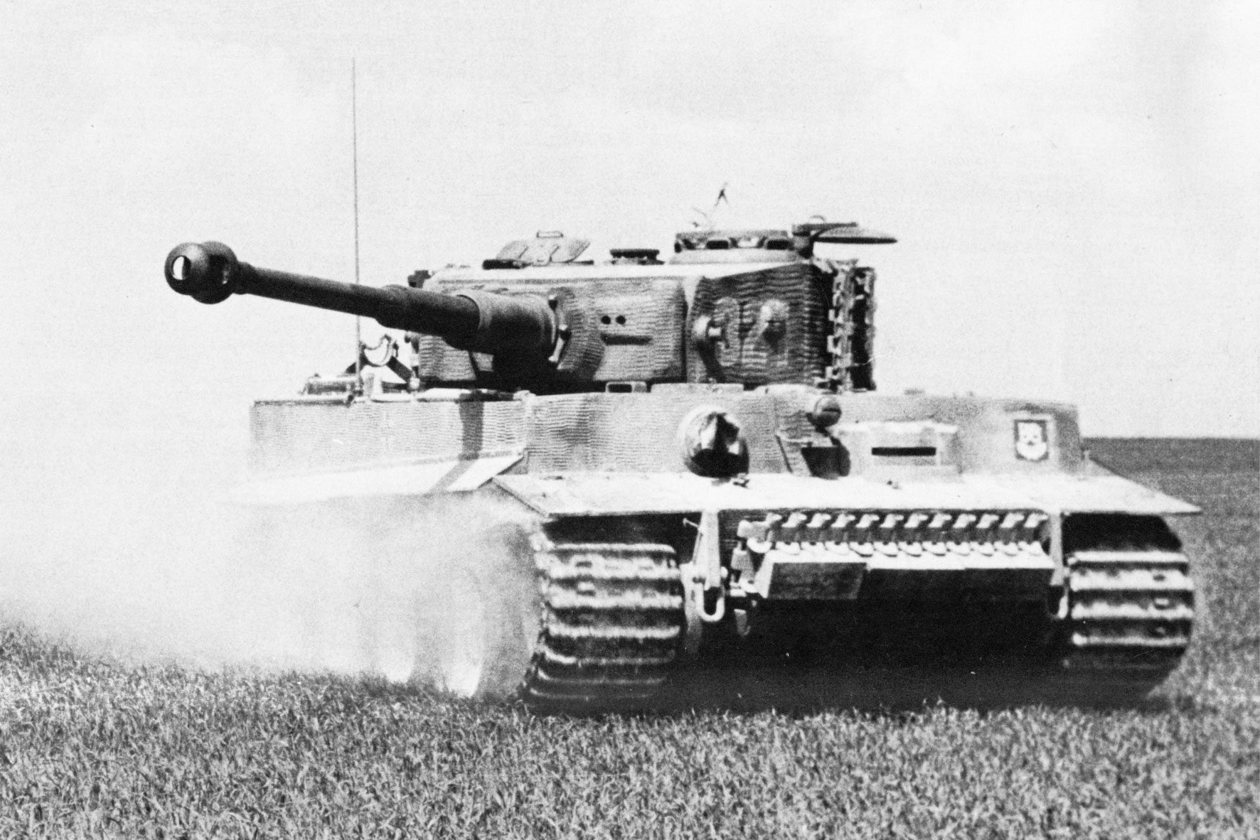 Advancing German Tiger Tank - Tanks, Steel and Firepower - War Photos