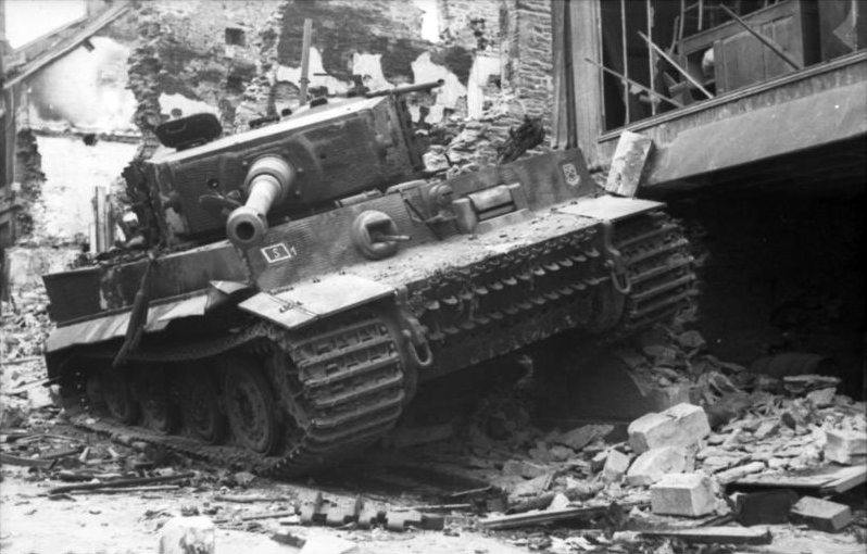 Photo of Wrecked German Tiger Tank