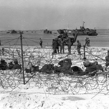 Prisoners of war on Utah beach