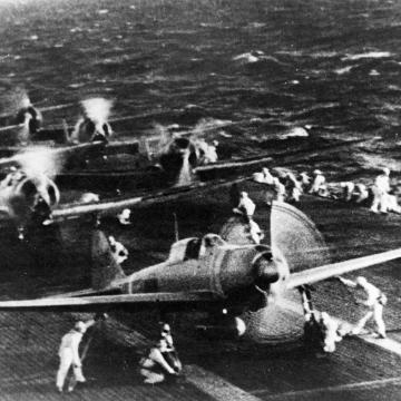 Fighters prepare for take off
