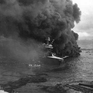 Sinking USS California
