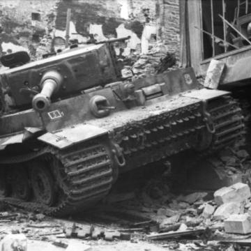 Wrecked German Tiger Tank